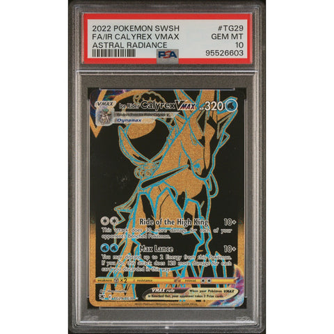 2022 POKEMON ASTRAL RADIANCE ICE RIDER CALYREX TG29/TG30 PSA 10