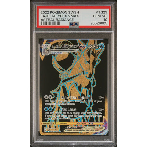 2022 POKEMON ASTRAL RADIANCE ICE RIDER CALYREX TG29/TG30 PSA 10