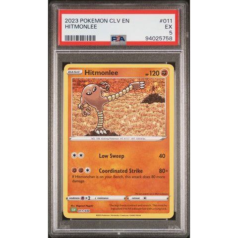 2023 POKEMON CLASSIC COLLECTION HITMONLEE 011/034 PSA 5