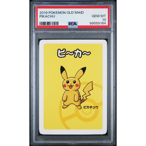 2019 POKEMON JPN OLD MAID PIKACHU PSA 10