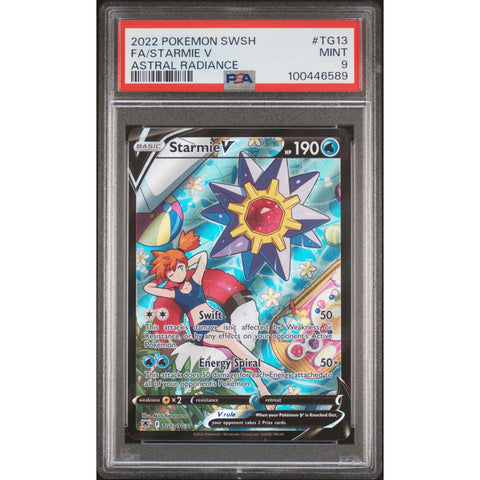 2022 POKEMON ASTRAL RADIANCE STARMIE V TG13/TG30 PSA 9