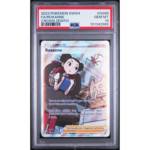 2023 POKEMON CROWN ZENITH ROXANNE GG66/GG70 PSA 10