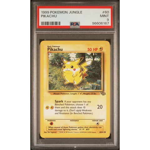 2008 POKEMON JUNGLE PIKACHU 60/64 PSA 9