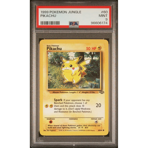 2014 POKEMON JUNGLE PIKACHU 60/64 PSA 9