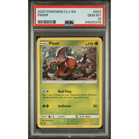 2023 POKEMON CLASSIC COLLECTION PINSIR 007/034 PSA 10