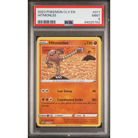 2023 POKEMON CLASSIC COLLECTION HITMONLEE 011/034 PSA 9