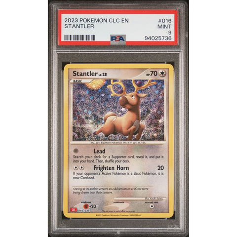 2023 POKEMON CLASSIC COLLECTION STANTLER 016/034 PSA 9