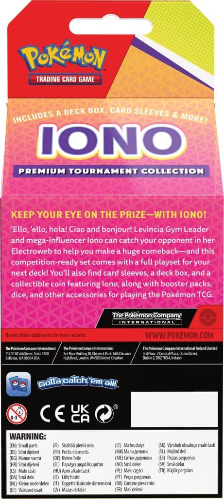 Pokemon TCG: Iono Premium Tournament Collection