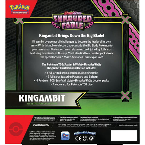 Pokemon TCG: Scarlet & Violet - Shrouded Fable Kingambit Illustration Collection