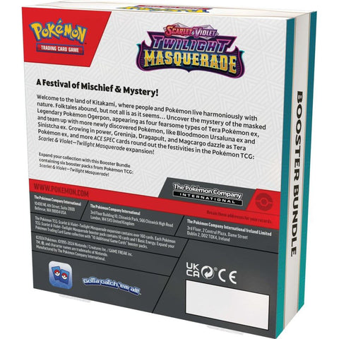 Pokemon TCG: Scarlet & Violet - Twilight Masquerade Booster Bundle