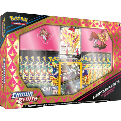 Pokemon TCG: Crown Zenith Shiny Zacian/Zamazenta Figure Box