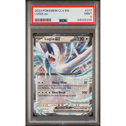 2023 POKEMON CLASSIC COLLECTION LUGIA EX 017/034 PSA 9