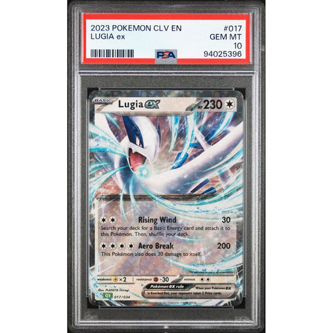 2023 POKEMON CLASSIC COLLECTION LUGIA 017/034 PSA 10