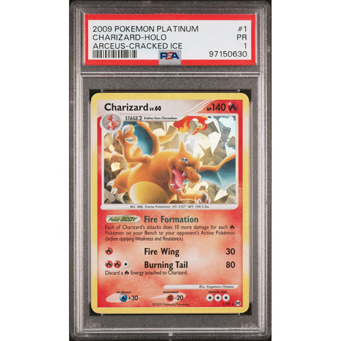 2009 POKEMON PLATINUM ARCEUS CHARIZARD 1/99 PSA 1