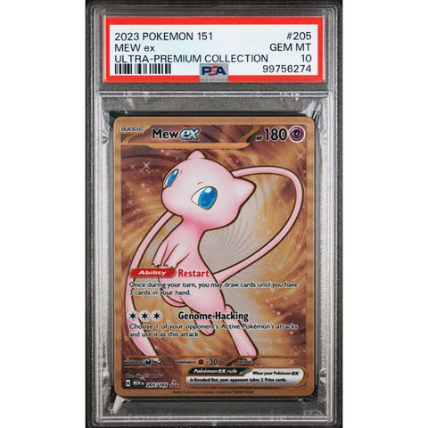 2007 POKEMON 151 ULTRA-PREMIUM COLLECTION 205 MEW EX 205/165 PSA 10