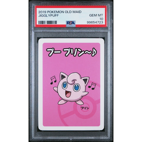 2019 POKEMON JPN OLD MAID JIGGLYPUFF PSA 10