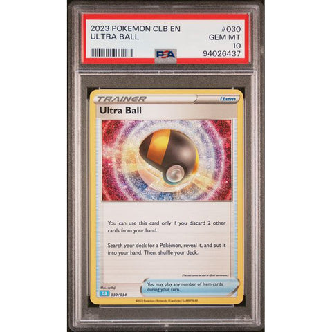 2023 POKEMON CLASSIC COLLECTION ULTRA BALL 030/034 PSA 10