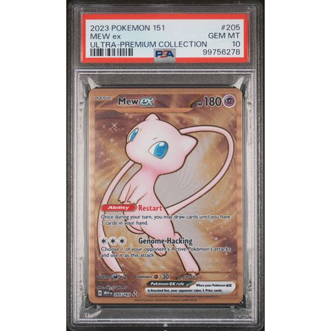 2011 POKEMON 151 ULTRA-PREMIUM COLLECTION 205 MEW EX 205/165 PSA 10