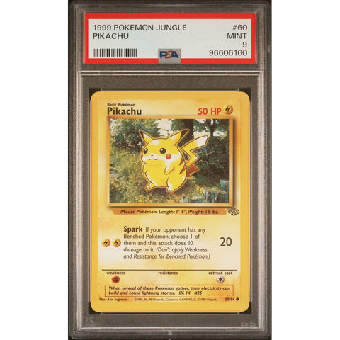 2001 POKEMON JUNGLE PIKACHU 60/64 PSA 9