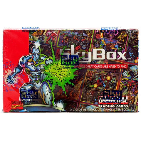 Skybox Marvel Universe Series 1 Trading Card Box