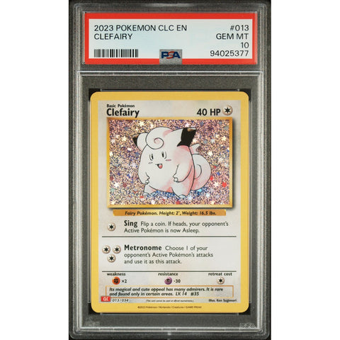 2023 POKEMON CLASSIC COLLECTION 013/034 CLEFAIRY PSA 10