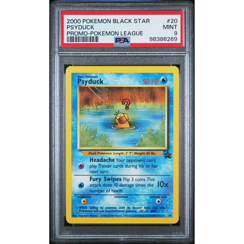 2000 POKEMON BLACK STAR PROMO PSYDUCK 20 PSA 9