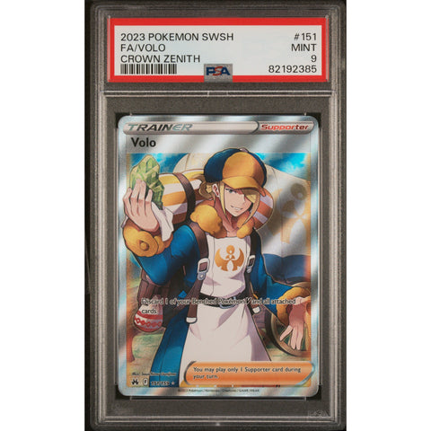 2023 POKEMON CROWN ZENITH VOLO 151/159 PSA 9