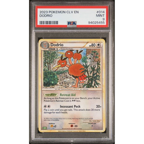 2023 POKEMON CLASSIC COLLECTION DODRIO 014/034 PSA 9