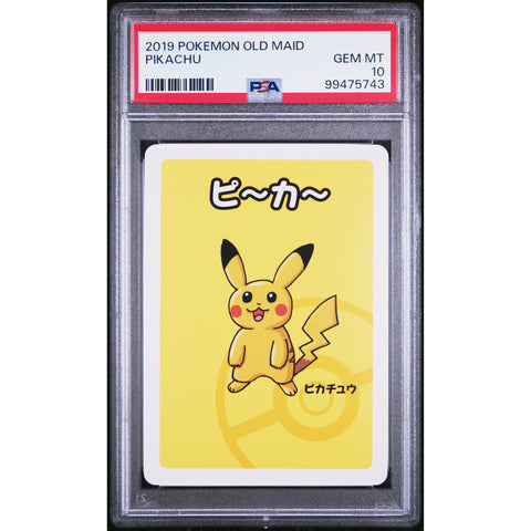 2023 POKEMON JPN OLD MAID PIKACHU PSA 10