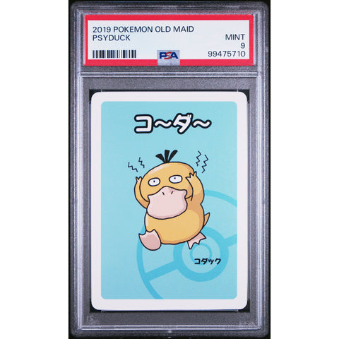 2022 POKEMON JPN OLD MAID PSYDUCK PSA 9