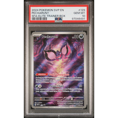 2024 POKEMON SCARLET VIOLET PROMO PECHARUNT PSA 10