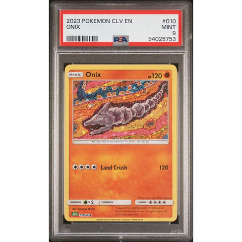 2023 POKEMON CLASSIC COLLECTION ONIX 010/034 PSA 9