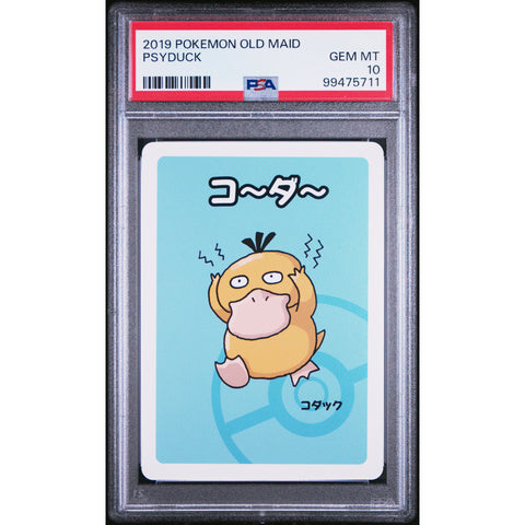 2023 POKEMON JPN OLD MAID PSYDUCK PSA 10