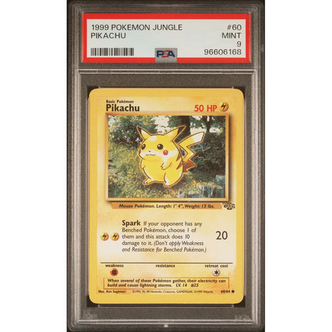 2009 POKEMON JUNGLE PIKACHU 60/64 PSA 9