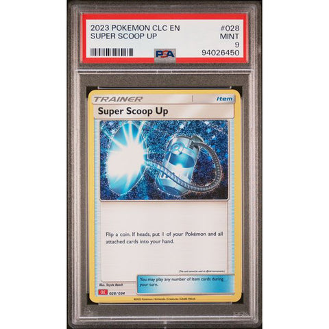 2023 POKEMON CLASSIC COLLECTION SUPER SCOOP UP 028/034 PSA 9