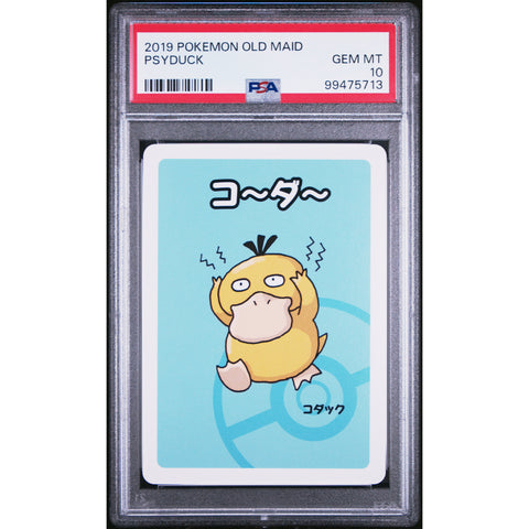 2024 POKEMON JPN OLD MAID PSYDUCK PSA 10