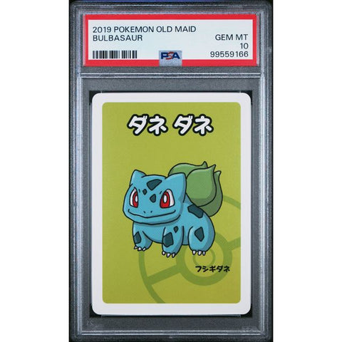 2019 POKEMON JPN OLD MAID BULBASAUR PSA 10