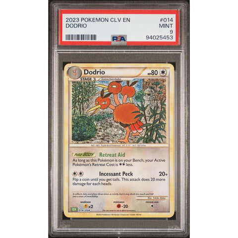 2023 POKEMON CLASSIC COLLECTION DODRIO 014/034 PSA 9