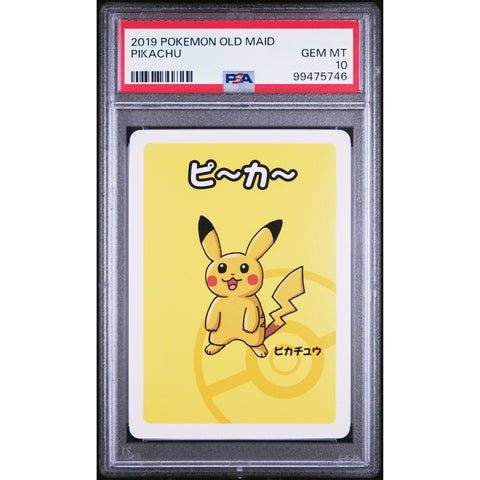 2025 POKEMON JPN OLD MAID PIKACHU PSA 10