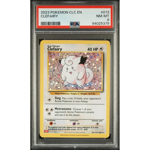 2023 POKEMON CLASSIC COLLECTION 013/034 CLEFAIRY PSA 8