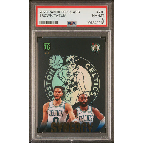 2024 NBA PANINI TOP CLASS BROWN TATUM SYNERGY 218 PSA 8