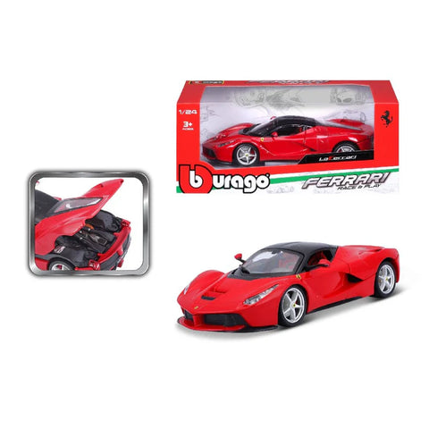 Bburago Race & Play 1:24 Ferrari LaFerrari Red