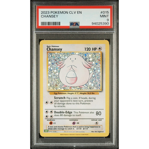 2023 POKEMON CLASSIC COLLECTION 015/034 CHANSEY PSA 9