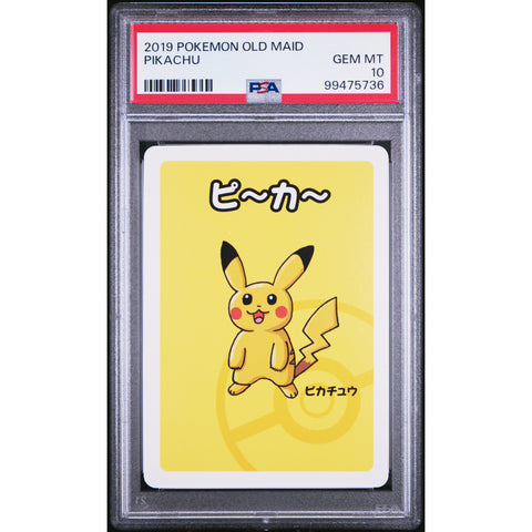 2020 POKEMON JPN OLD MAID PIKACHU PSA 10