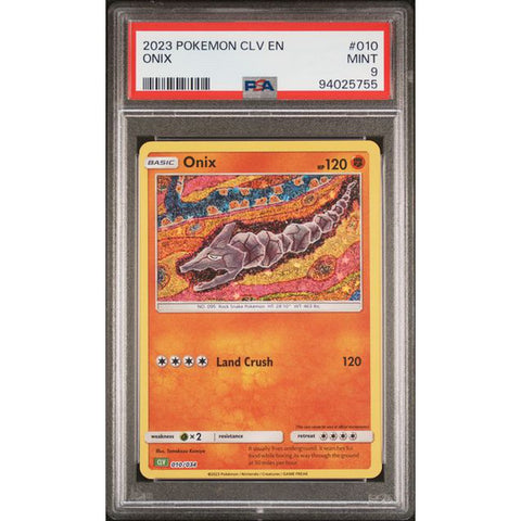 2023 POKEMON CLASSIC COLLECTION ONIX 010/034 PSA 9