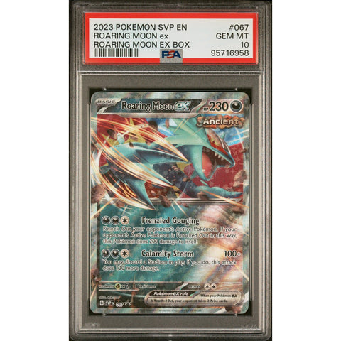 2023 POKEMON SCARLET VIOLET PROMO ROARING MOON SVP067 PSA 10