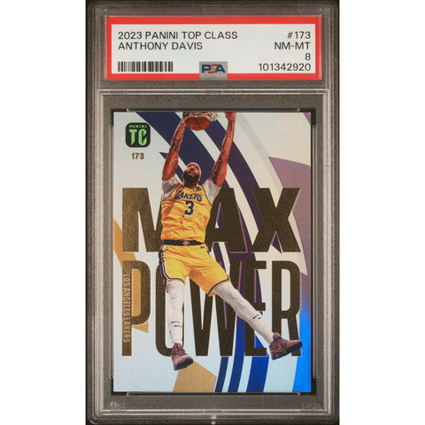 2024 NBA PANINI TOP CLASS ANTHONY DAVIES MAX POWER 173 PSA 8