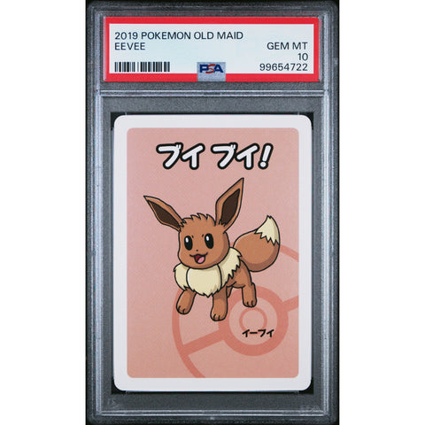 2022 POKEMON JPN OLD MAID EEVEE PSA 10