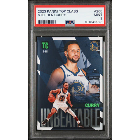 2024 NBA PANINI TOP CLASS STEPHEN CURRY UNBEATABLE 268 PSA 9