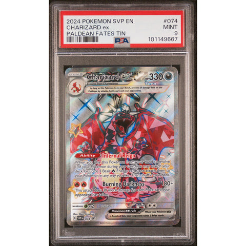 2024 POKEMON SCARLET PROMO 074 CHARIZARD SVP074 PSA 9 2